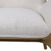 Avayanna Occasional Chair in Mindy Wood & Poly Blend Upholstery