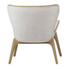 Avayanna Occasional Chair in Mindy Wood & Poly Blend Upholstery