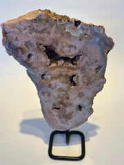 Pink Amethyst on stand