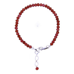 Pyrope Garnet Microbead Bracelet