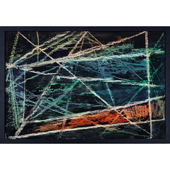 Vintage Abstract Painting by Nikolay Nickov