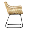 Agalia Jawit Naural Rattan Dining Chairs PAIR