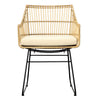 Agalia Jawit Naural Rattan Dining Chairs PAIR