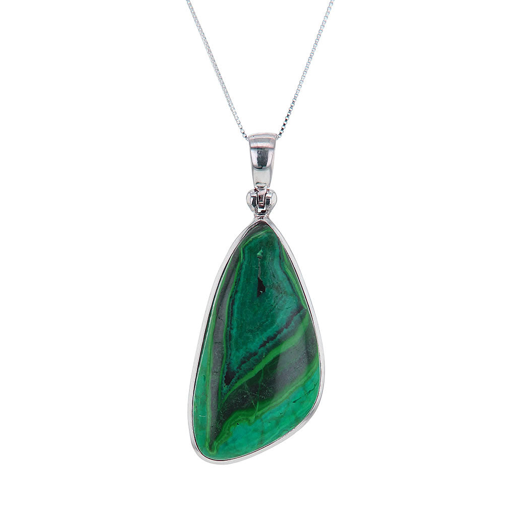 Malachite Pendant Necklace