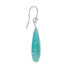 Blue Amazonite Faceted Drop Earrings