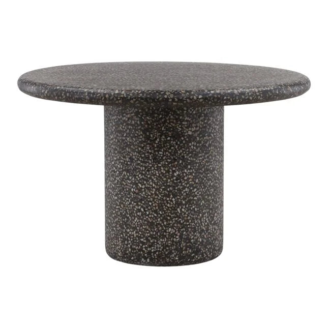 Black Terazzo Outdoor Dining Table