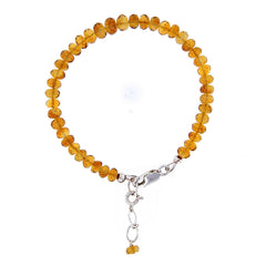 AA Citrine Bead Bracelet