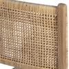 PAIR Emo Dining Chairs in Natural Finish Teak & Rattan