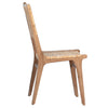 PAIR Emo Dining Chairs in Natural Finish Teak & Rattan