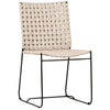 Ezra Outdoor Dining Chairs in Natural Rope PAIR