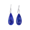 Faceted Raw Blue Lapis Lazuli Earrings