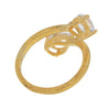 Snake Eyes Gold Filled Sterling Silver Ring