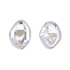 Dutchess Faceted Herkimer Diamond Stud Earrings in Sterling Silver