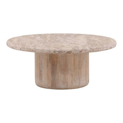 Tendu Marble Modern Coffee Table