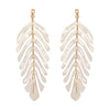 La Piuma Funky Urban Acrylic Earrings w CZs