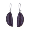 Natural Purpurite Sterling Silver Earrings