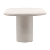 102" Outdoor Dining Table in White Concrete