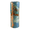 Tall Cylindrical Natural Blue Onyx Lamp