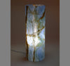 Tall Cylindrical Natural Blue Onyx Lamp