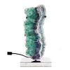 Natural Fluorite Live Edge Fluorite Lamp