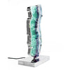 Natural Fluorite Live Edge Fluorite Lamp