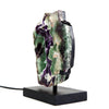 Natural Fluorite Live Edge Fluorite Lamp SM v2