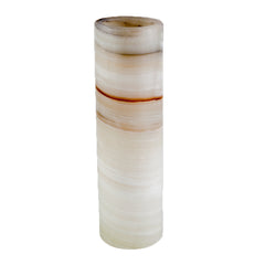 Cylindrical Onyx Lamp