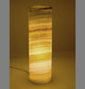 Cylindrical Onyx Lamp