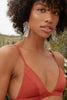 La Piuma Funky Urban Acrylic Earrings w CZs