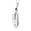 Phantom in Quartz Crystal & Moldavite Pendant Necklace