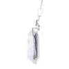 Phantom in Quartz Crystal & Moldavite Pendant Necklace