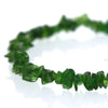 Raw Chrome Diopside Microbead Bracelet