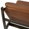 Rivoli MCM Lounge Chair in Brown Full Grain Leather