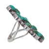 Beautiful Royston Turquoise Navajo Sterling Silver Ring Size 7.5