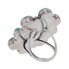Beautiful Royston Turquoise Navajo Sterling Silver Ring Size 7.5
