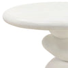 Serenade Outdoor Dining Table in White Concrete