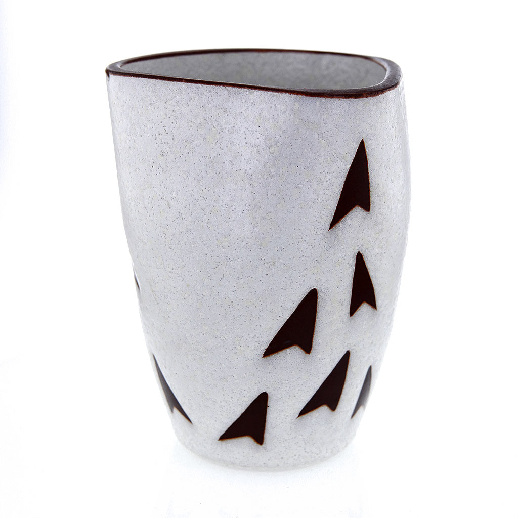Vintage 1960s Jaap Ravelli Vase with Triangle Top