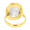 Moonstone Ring in 14K Gold Plated Sterling Silver