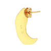14K Hammered Gold Fill Chili Stud Earrings