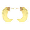14K Hammered Gold Fill Chili Stud Earrings