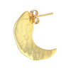 14K Hammered Gold Fill Chili Stud Earrings