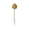 14K Hammered Gold Fill Chili Stud Earrings