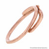 One of a Kind Italian Designer 14K Solid Rose Gold Wedding Band Size 7