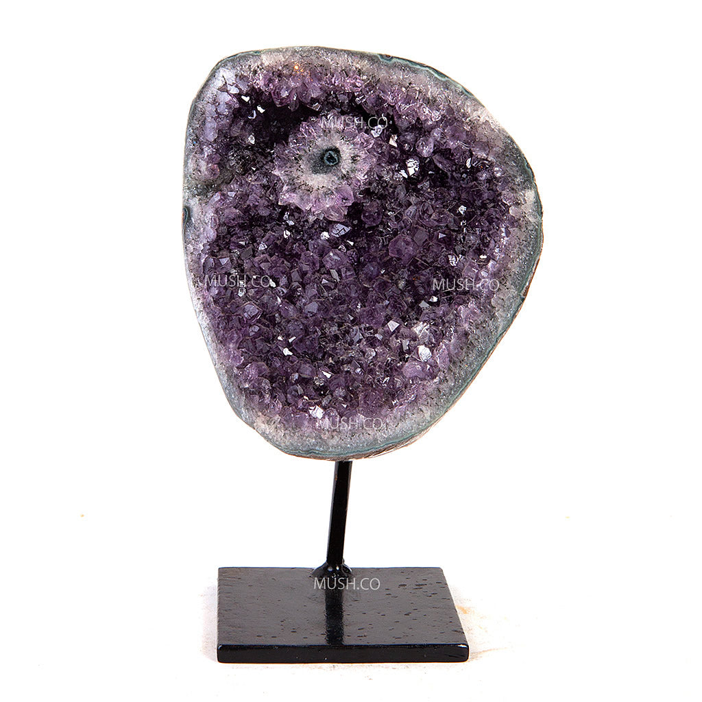 Amethyst Druzy Geode on Stand v2