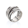 Sterling Silver Multi Wrap Around Band Artisan Ring