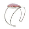 Teardrop Rhodochrosite Sterling Silver Cuff Bracelet