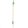 Natural Emerald Necklace 18K Solid Gold