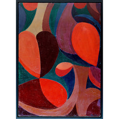 Bodies I Vintage Abstract Surrealist Painting by Nikolay Nikov