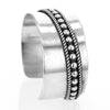 Navajo Sterling Silver Cuff Bracelet by Ron Yazzie