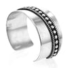Navajo Sterling Silver Cuff Bracelet by Ron Yazzie